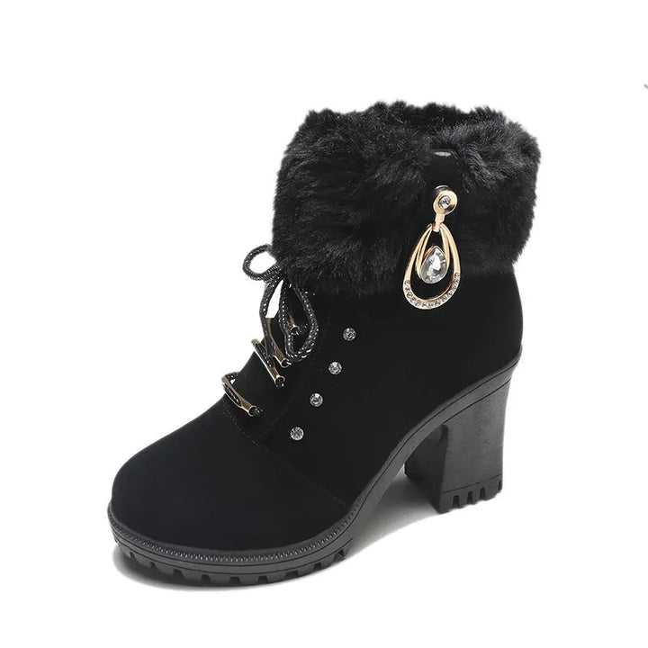 Women’s Combat Comfortable Boots with Lace Up
