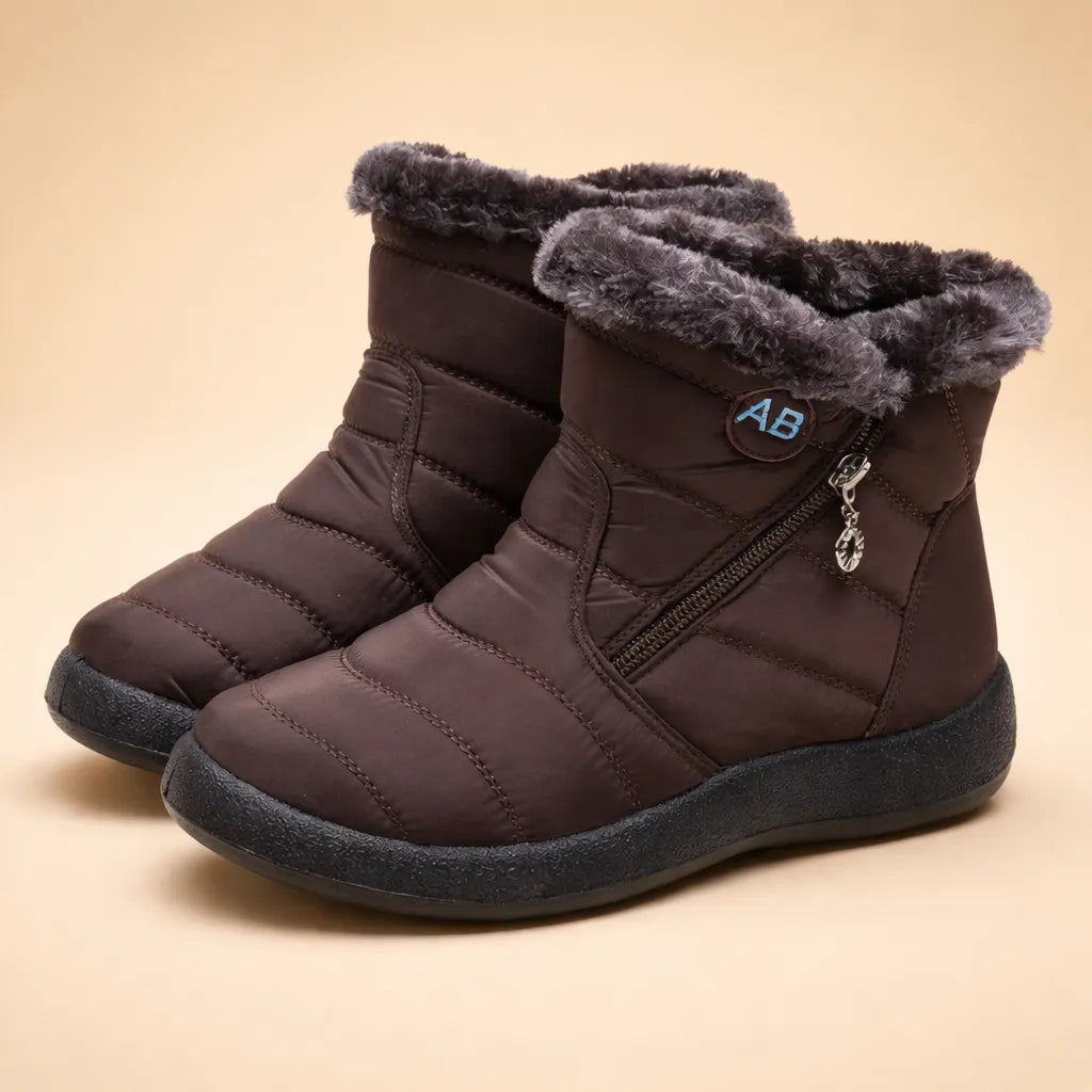 Women's Comfortable Warm Lined Boots with Non Slip