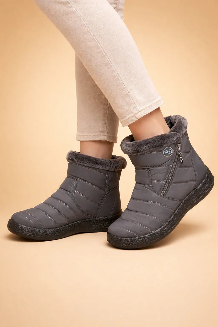 Women's Comfortable Warm Lined Boots with Non Slip