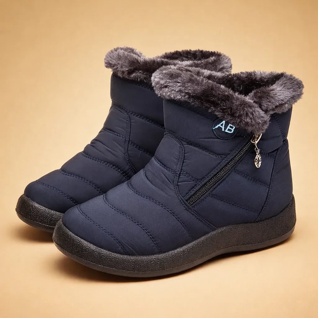 Women's Comfortable Warm Lined Boots with Non Slip