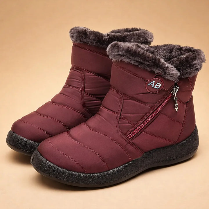 Women's Comfortable Warm Lined Boots with Non Slip