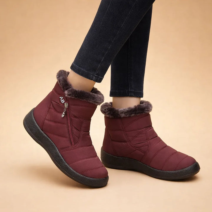 Women's Comfortable Warm Lined Boots with Non Slip