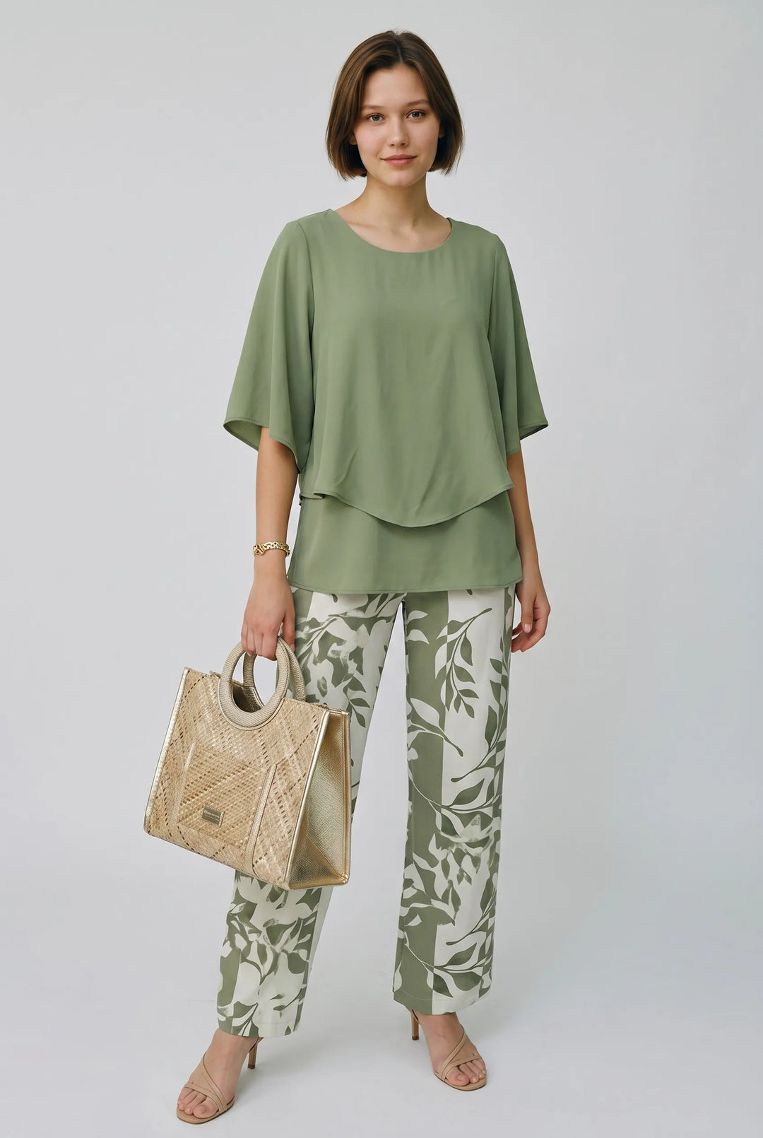 Women's Elegant Set with Loose Fit and Wide Leg