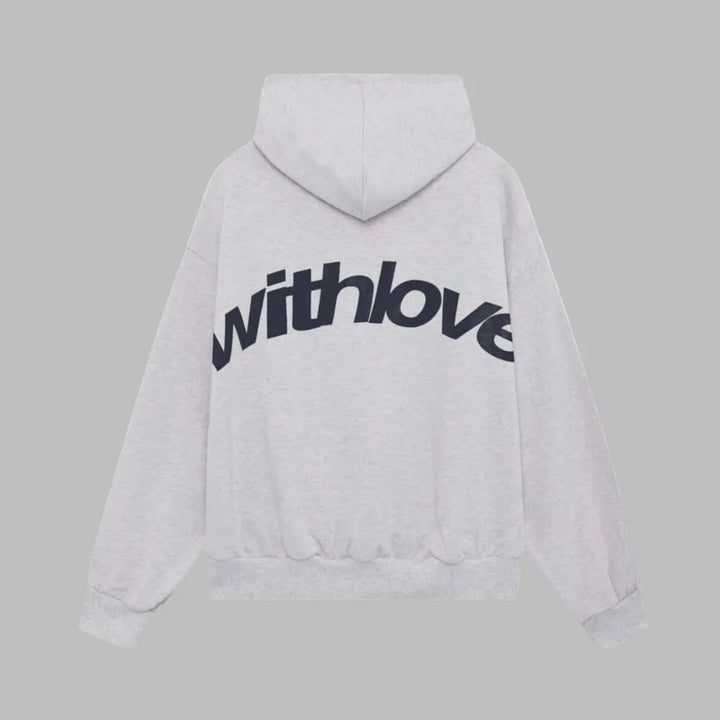 Women's Graphic Oversized Hoodie with Embroidered