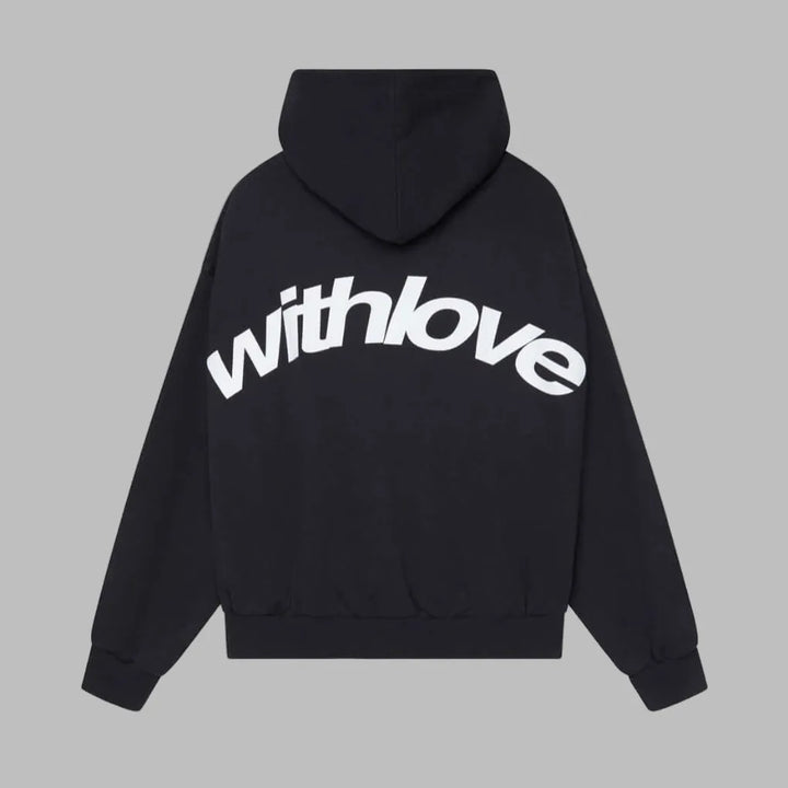 Women's Graphic Oversized Hoodie with Embroidered