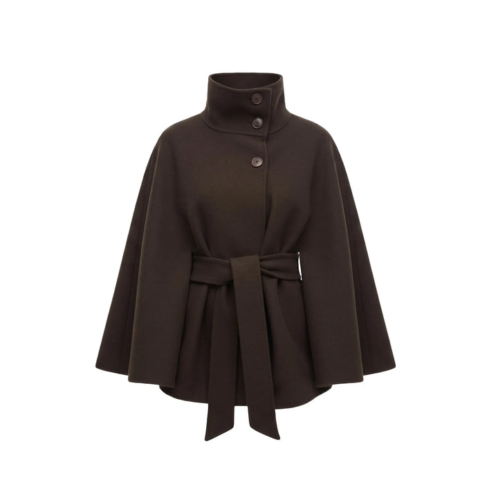 Women's Lightweight Button-Front Jacket with High Collar