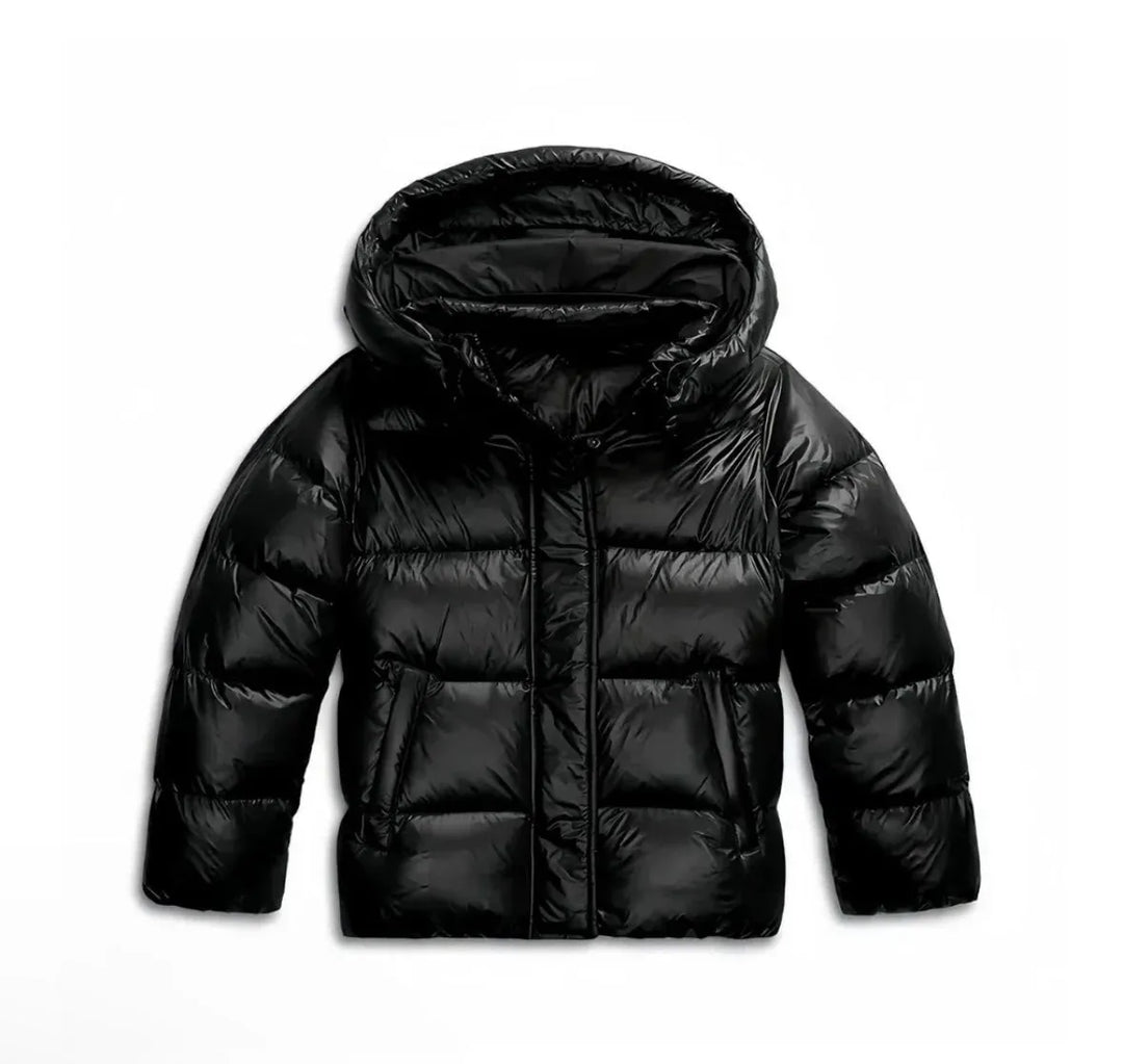 Women's Lightweight Puffer Winter Jacket with With Hood