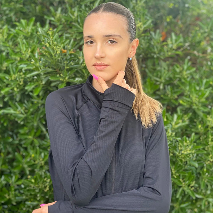 Women's Lightweight Zip-Up Jacket with With Collar