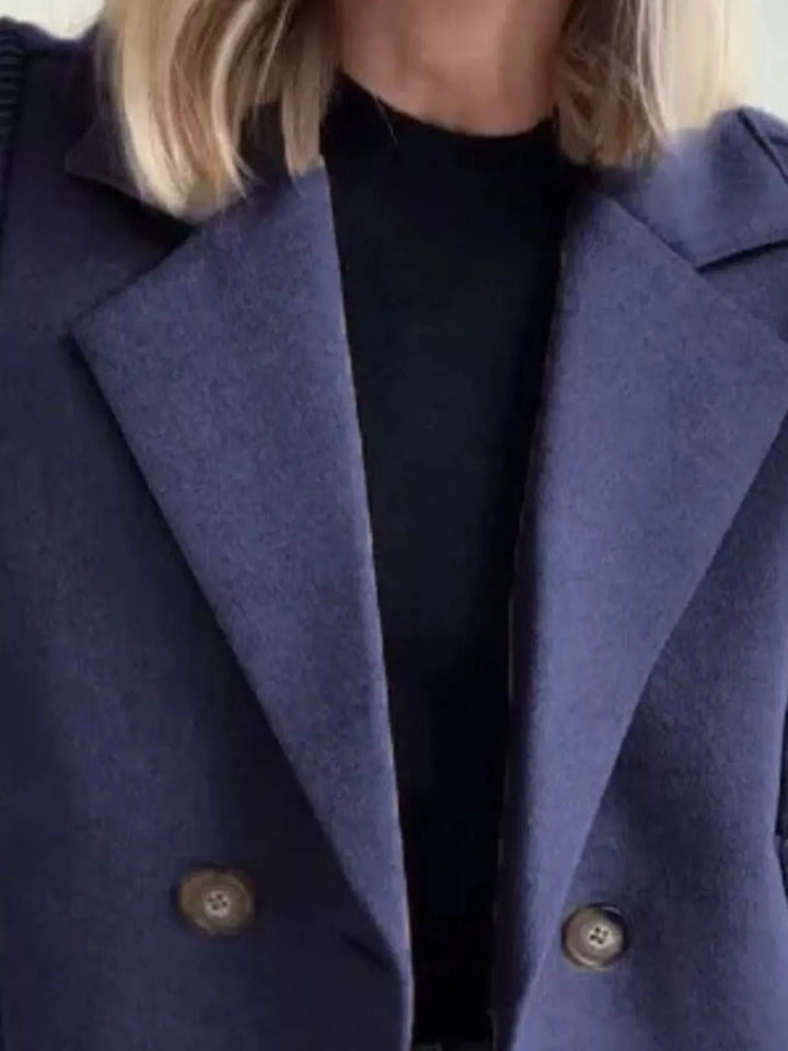 Women’s Lined Buttoned Blazer with Stretch Comfort