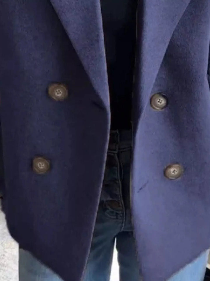 Women’s Lined Buttoned Blazer with Stretch Comfort