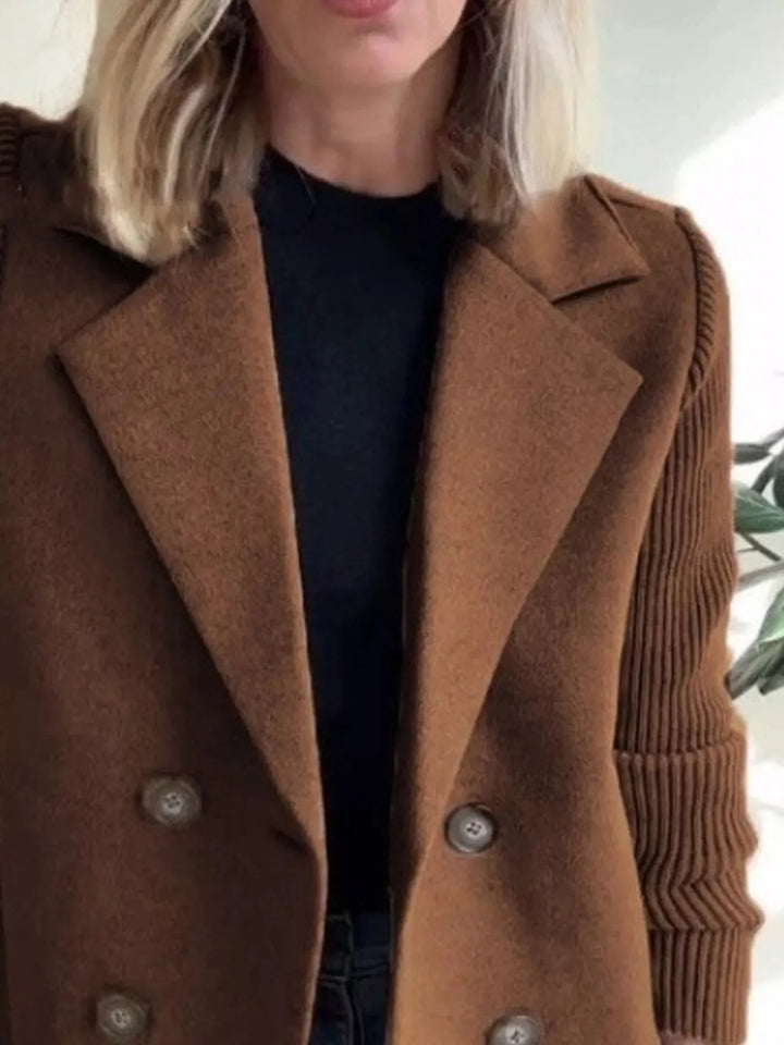 Women’s Lined Buttoned Blazer with Stretch Comfort