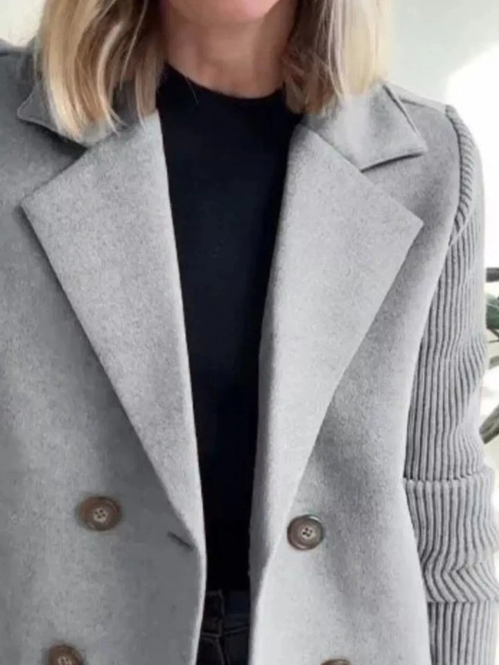 Women’s Lined Buttoned Blazer with Stretch Comfort