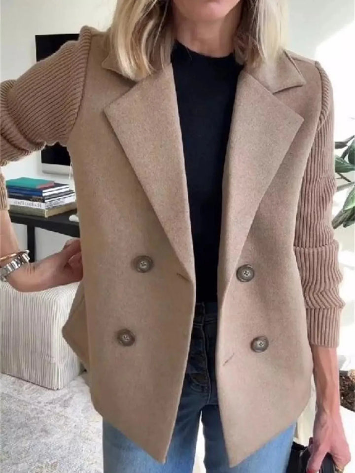 Women’s Lined Buttoned Blazer with Stretch Comfort