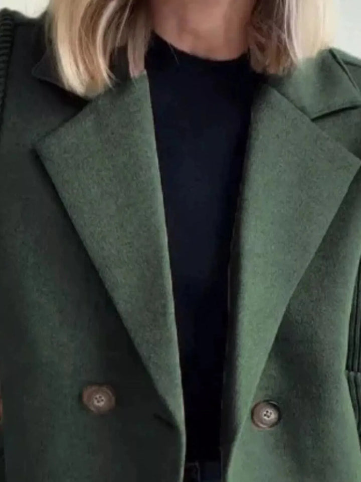 Women’s Lined Buttoned Blazer with Stretch Comfort