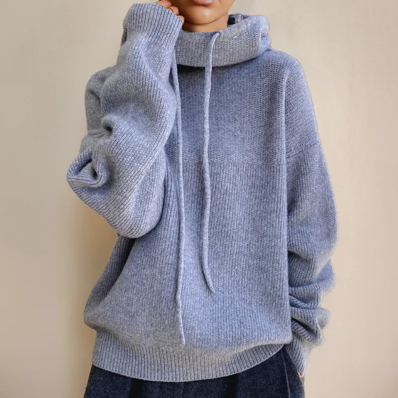 Women’s Oversized Chunky Sweater with Hood