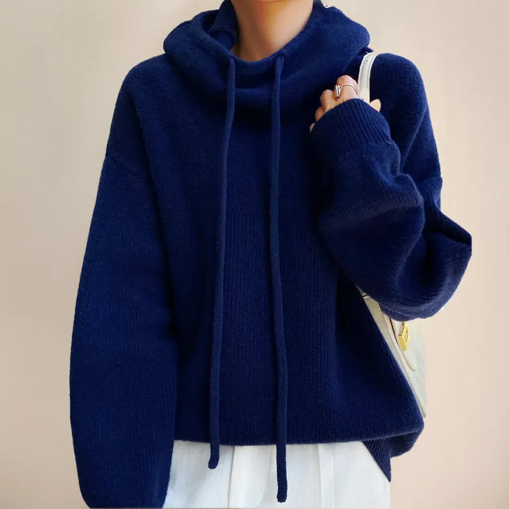 Women’s Oversized Chunky Sweater with Hood