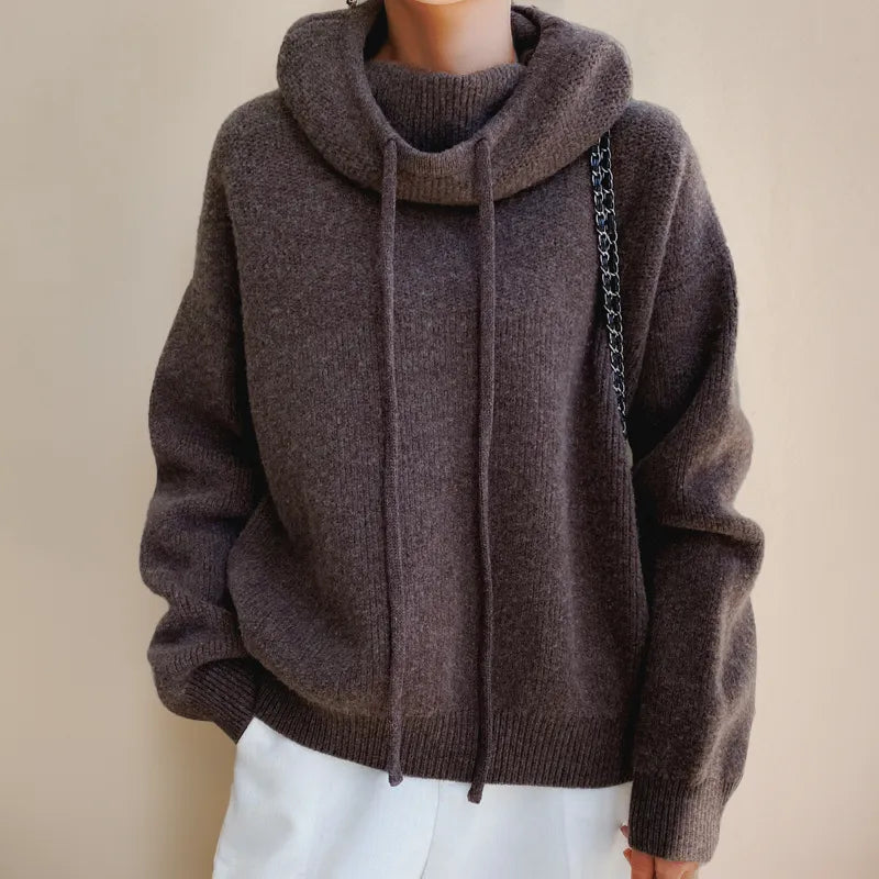 Women’s Oversized Chunky Sweater with Hood