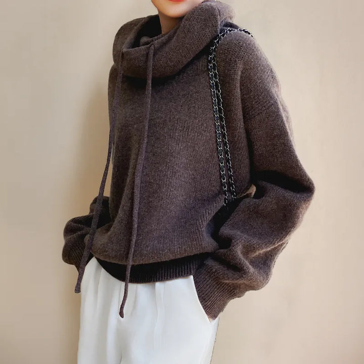 Women’s Oversized Chunky Sweater with Hood
