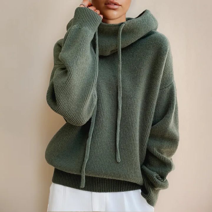 Women’s Oversized Chunky Sweater with Hood