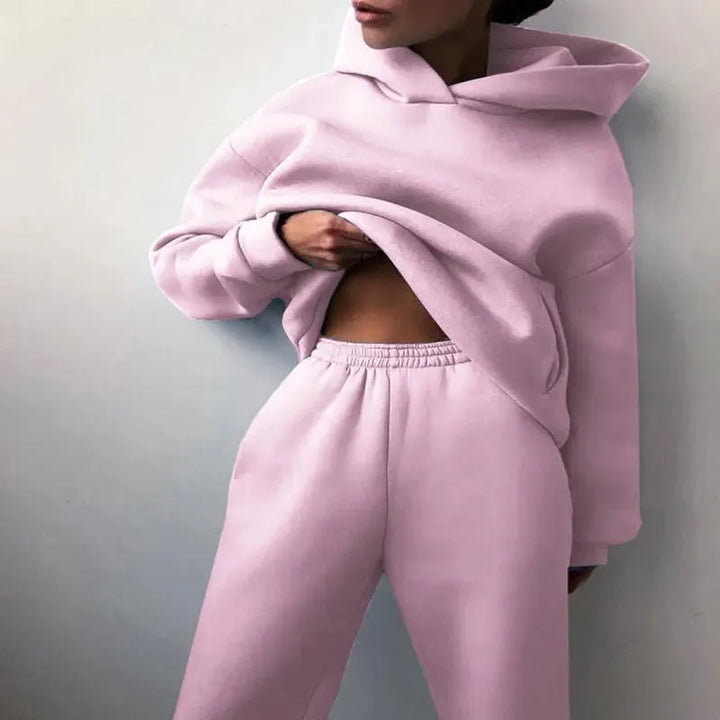 Women's Oversized Heavyweight Hoodie with Pants Set