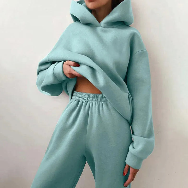 Women's Oversized Heavyweight Hoodie with Pants Set