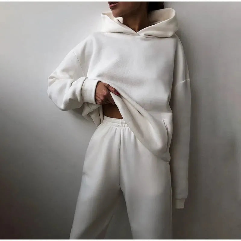 Women's Oversized Heavyweight Hoodie with Pants Set
