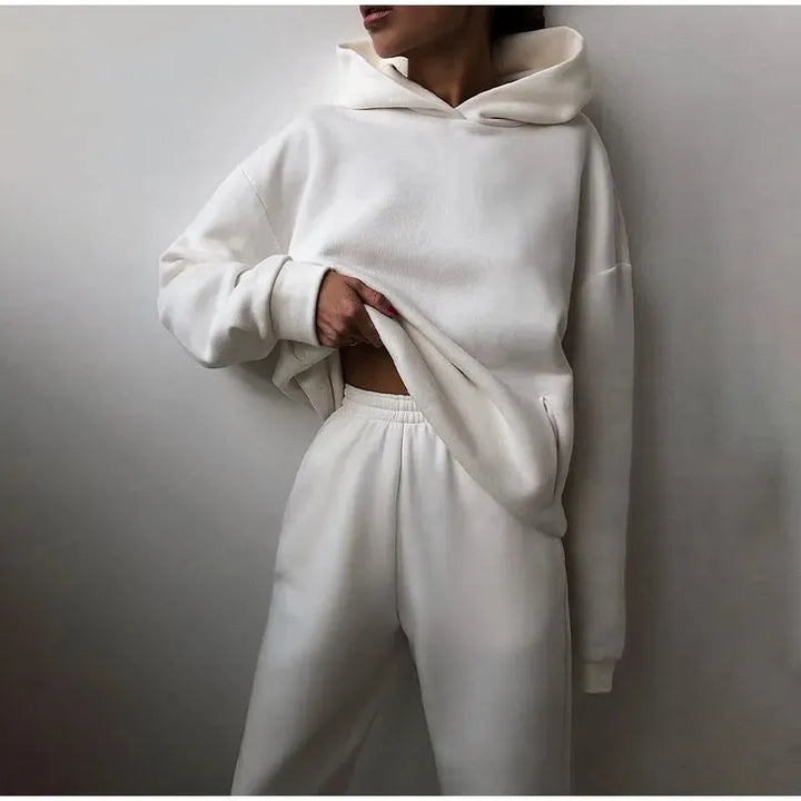 Women's Oversized Heavyweight Hoodie with Pants Set