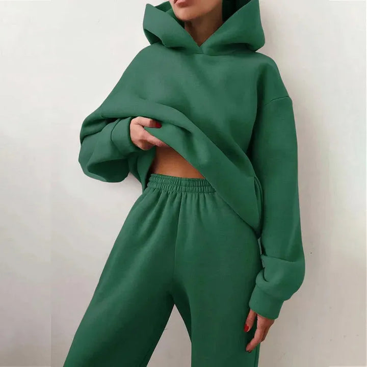 Women's Oversized Heavyweight Hoodie with Pants Set