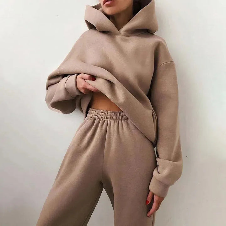 Women's Oversized Heavyweight Hoodie with Pants Set