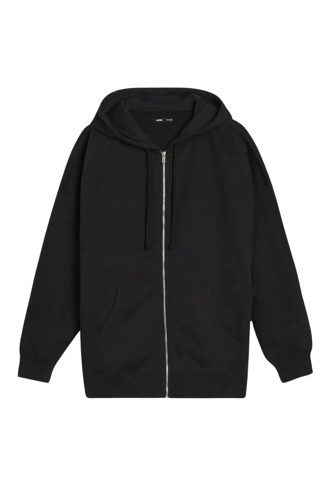 Women's Oversized Zip-Up Hoodie with Embroidered