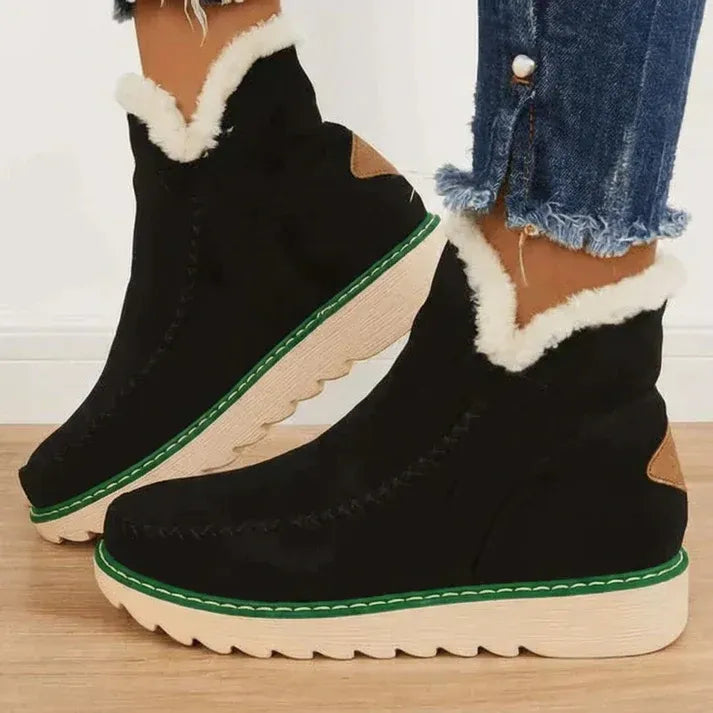 Women's Platform Ankle  Boots with Non Slip Sole