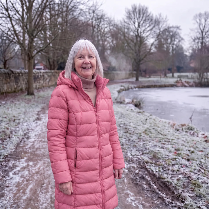 Women’s Quilted Lightweight Jacket with Detachable Hood