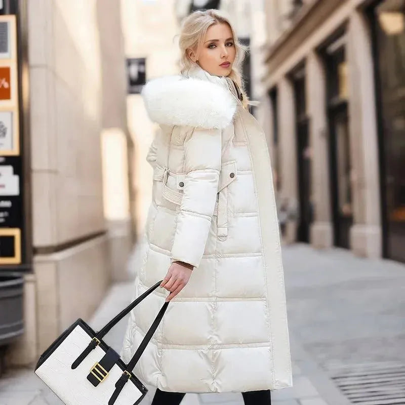 Women’s Quilted Padded Jacket with Hood