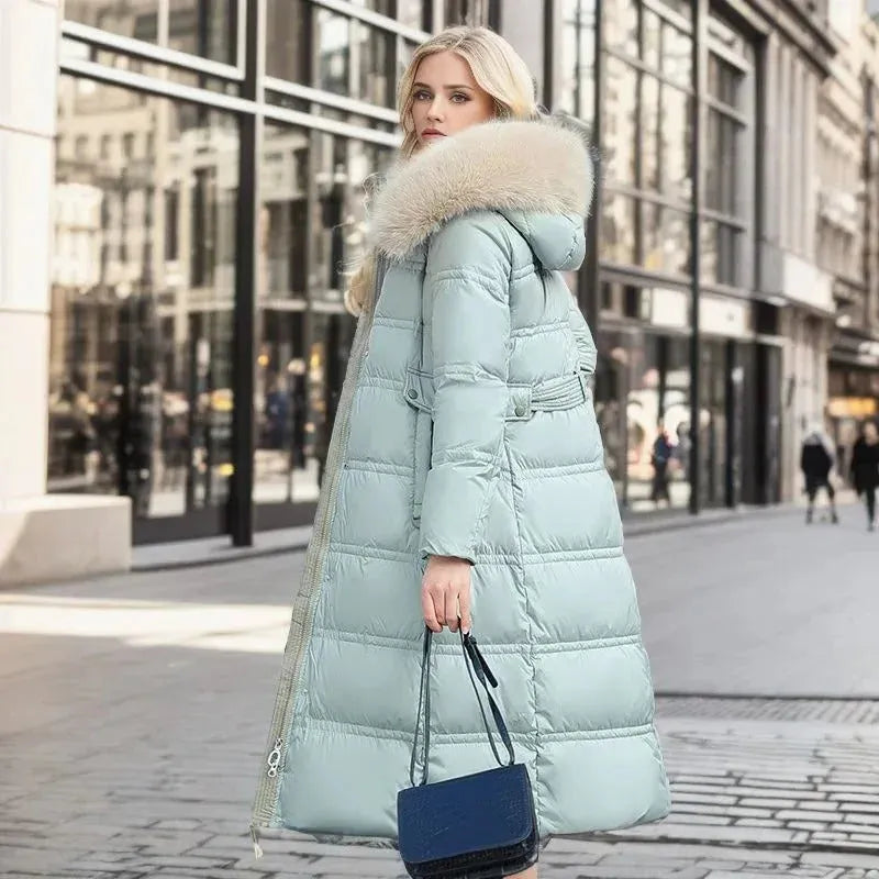 Women’s Quilted Padded Jacket with Hood