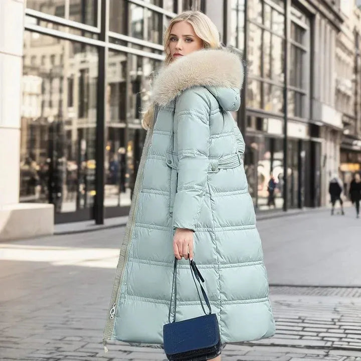 Women’s Quilted Padded Jacket with Hood