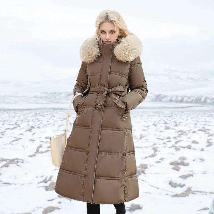Women’s Quilted Padded Jacket with Hood