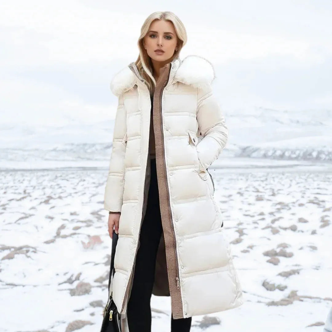 Women’s Quilted Padded Jacket with Hood