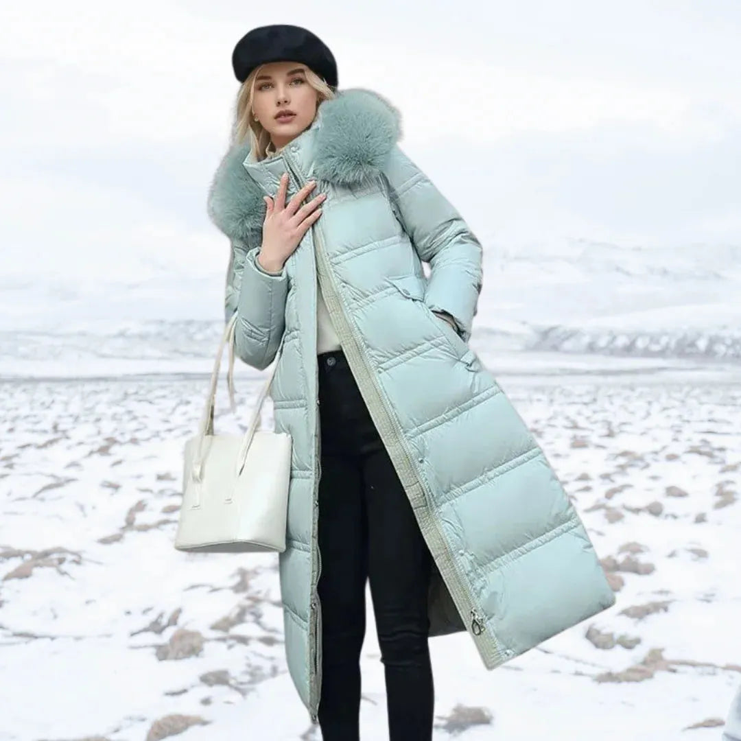 Women’s Quilted Padded Jacket with Hood