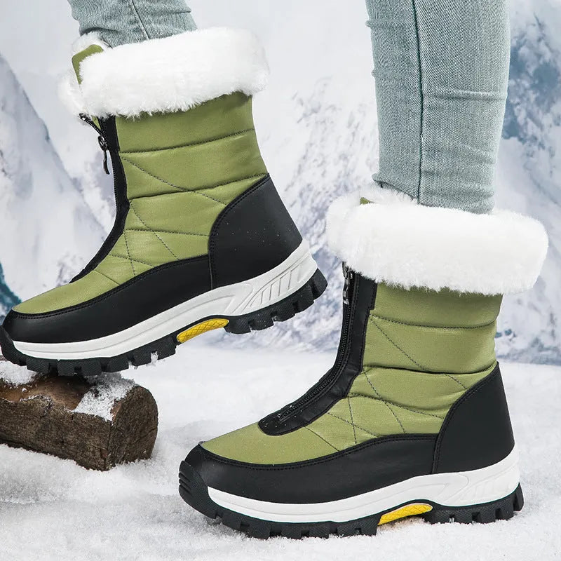 Women’s Snow Comfortable Boots with Round Toe