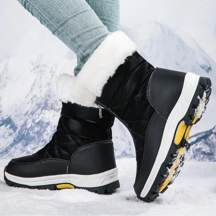 Women’s Snow Comfortable Boots with Round Toe