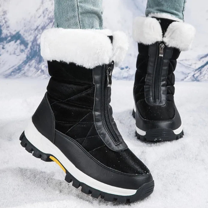 Women’s Snow Comfortable Boots with Round Toe