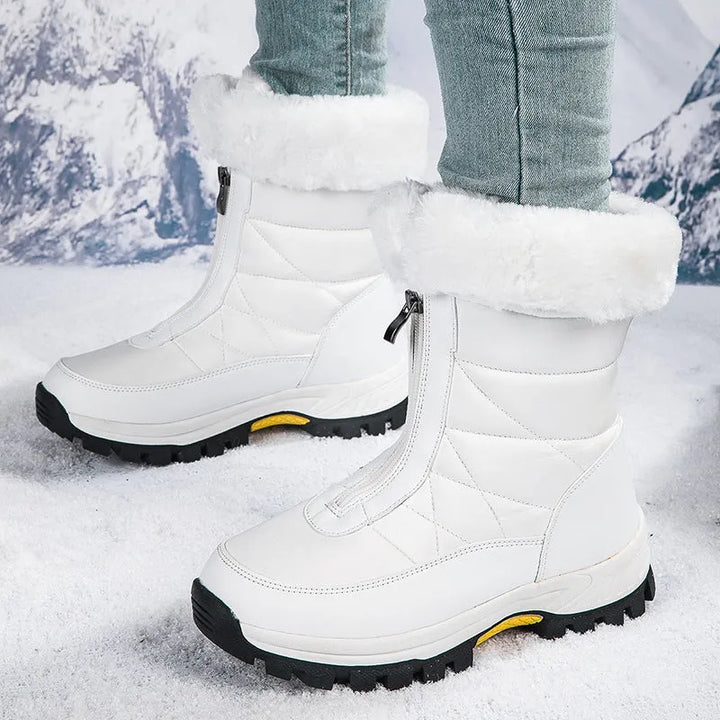 Women’s Snow Comfortable Boots with Round Toe