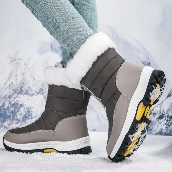 Women’s Snow Comfortable Boots with Round Toe