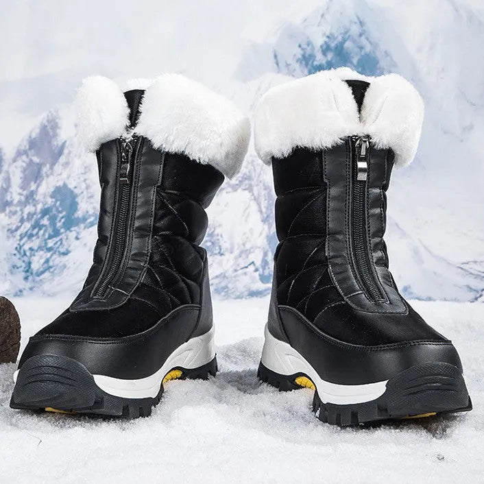 Women’s Snow Comfortable Boots with Round Toe