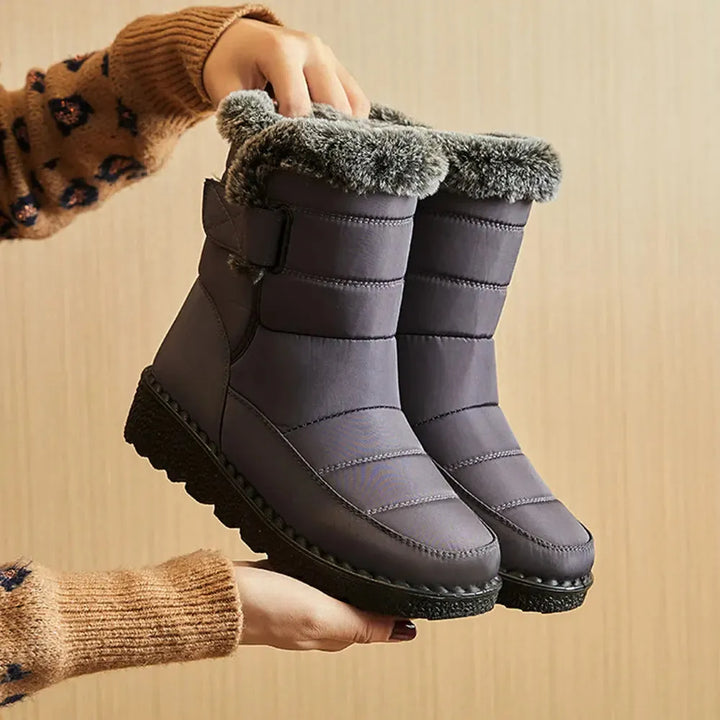 Women's Waterproof Snow Boots with Non-Slip Sole