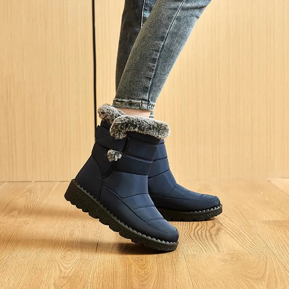 Women's Waterproof Snow Boots with Non-Slip Sole