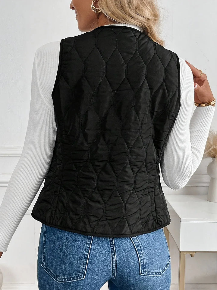 Women's Winter Quilted Vest with Insulated