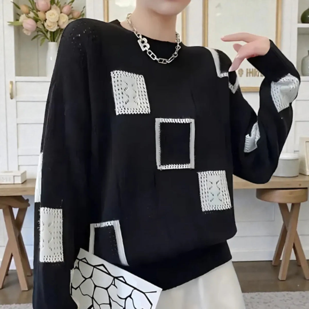Women’s Winter Soft Sweater with Crew Neck