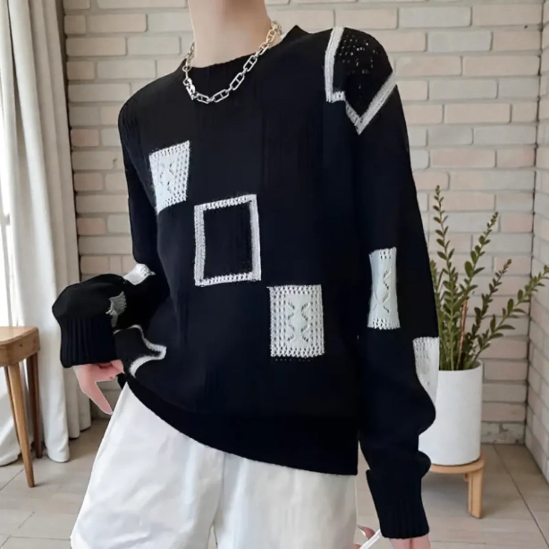 Women’s Winter Soft Sweater with Crew Neck