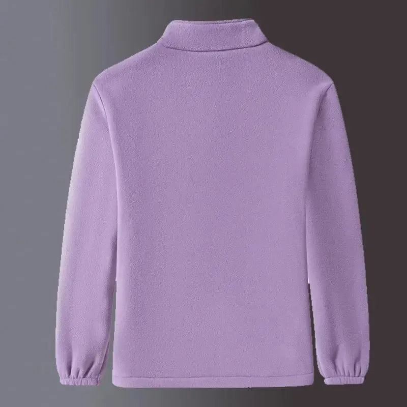 Women’s Zip-Up Fleece Jacket with Collar